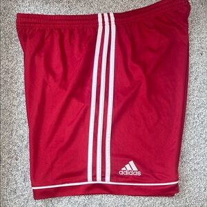 Adidas XL Classic Soccer Shorts with White Stripes